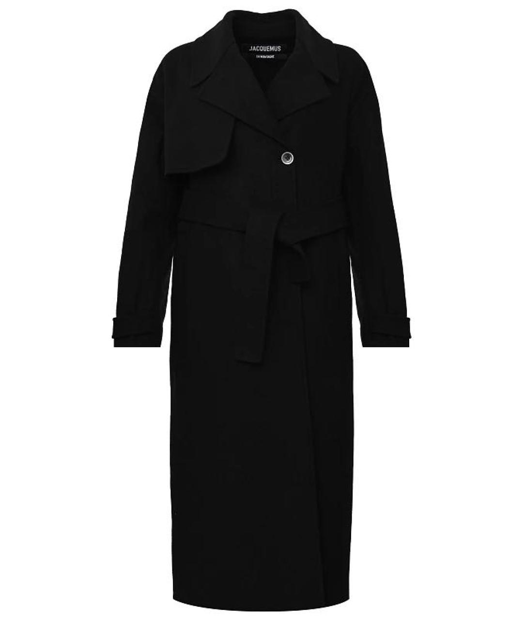 JACQUEMUS Черное пальто, фото 2