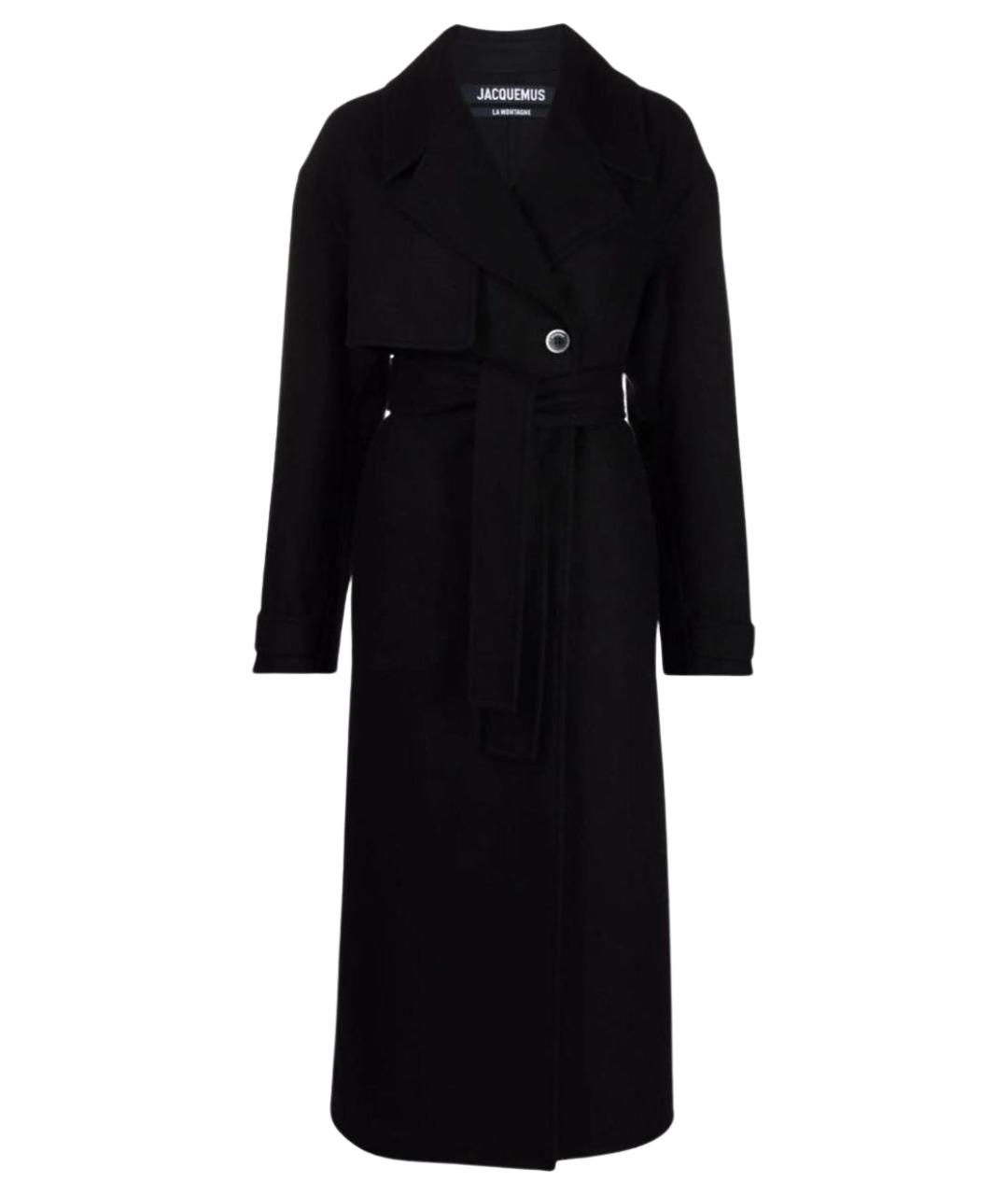 JACQUEMUS Черное пальто, фото 1