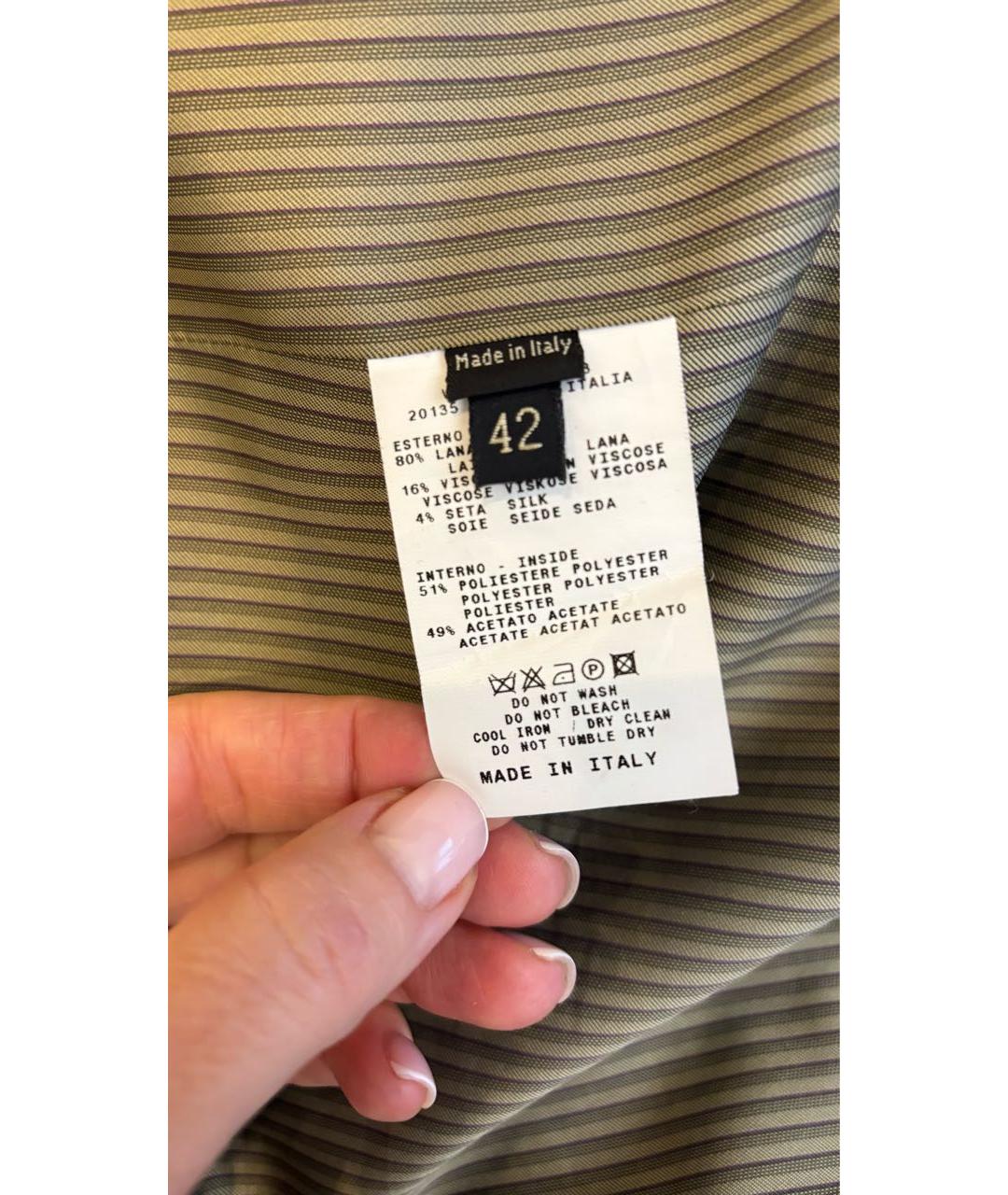 ETRO Мульти шерстяное пальто, фото 4
