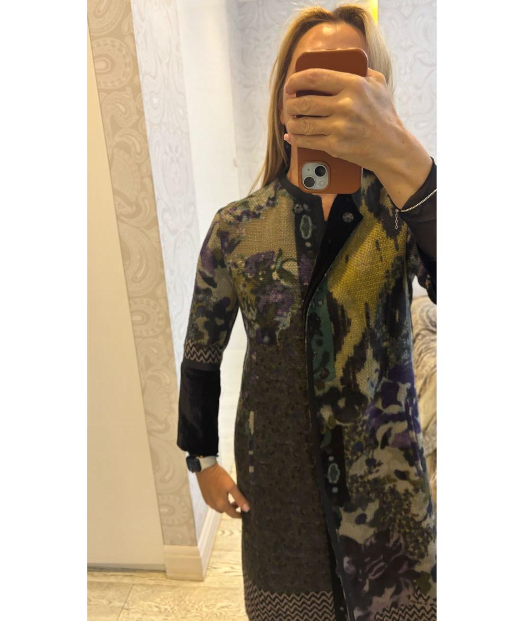 ETRO Мульти шерстяное пальто, фото 6