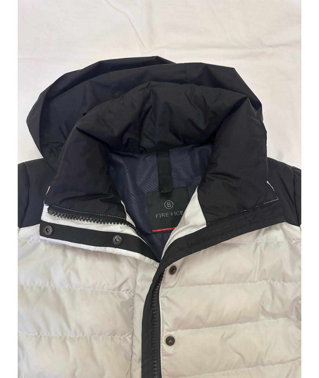 BOGNER Белый полиэстеровый пуховик, фото 3