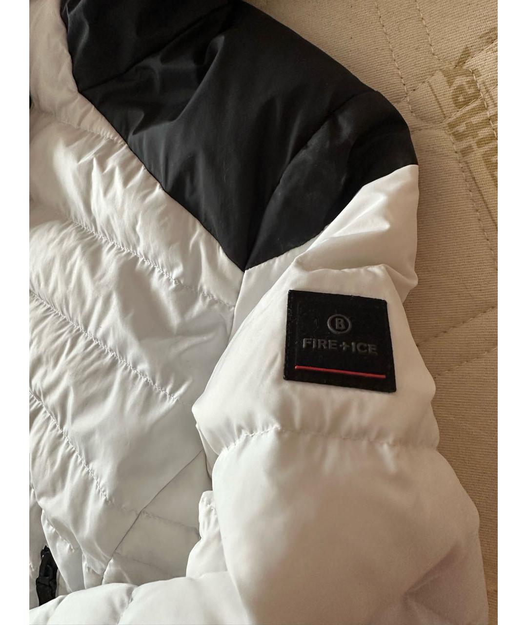 BOGNER Белый полиэстеровый пуховик, фото 4