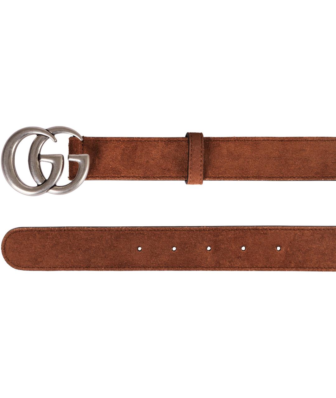 GUCCI Коричневый кожаный ремень, фото 3