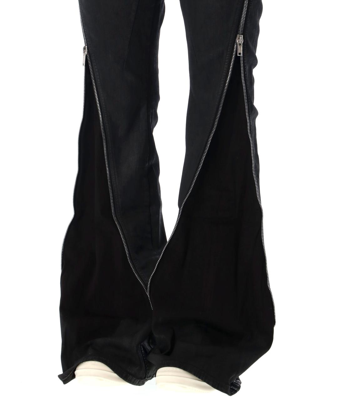 RICK OWENS Черные хлопковые джинсы слим, фото 3