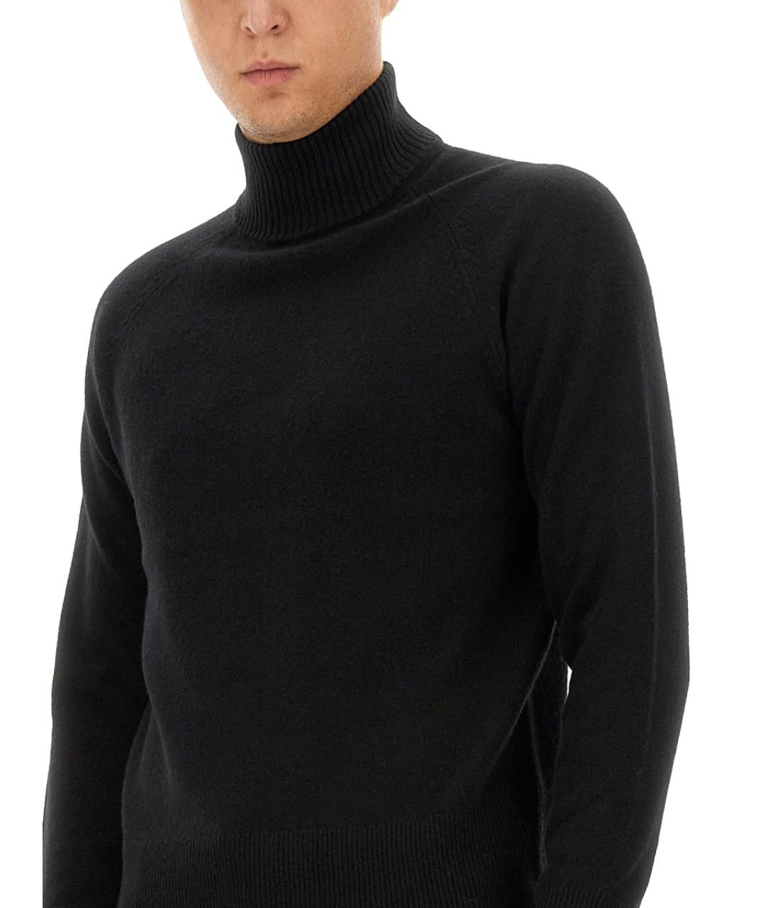 DRIES VAN NOTEN Черный шерстяной джемпер / свитер, фото 5