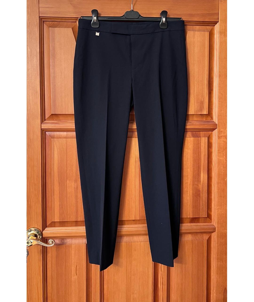 RALPH LAUREN Темно-синие прямые брюки, фото 4