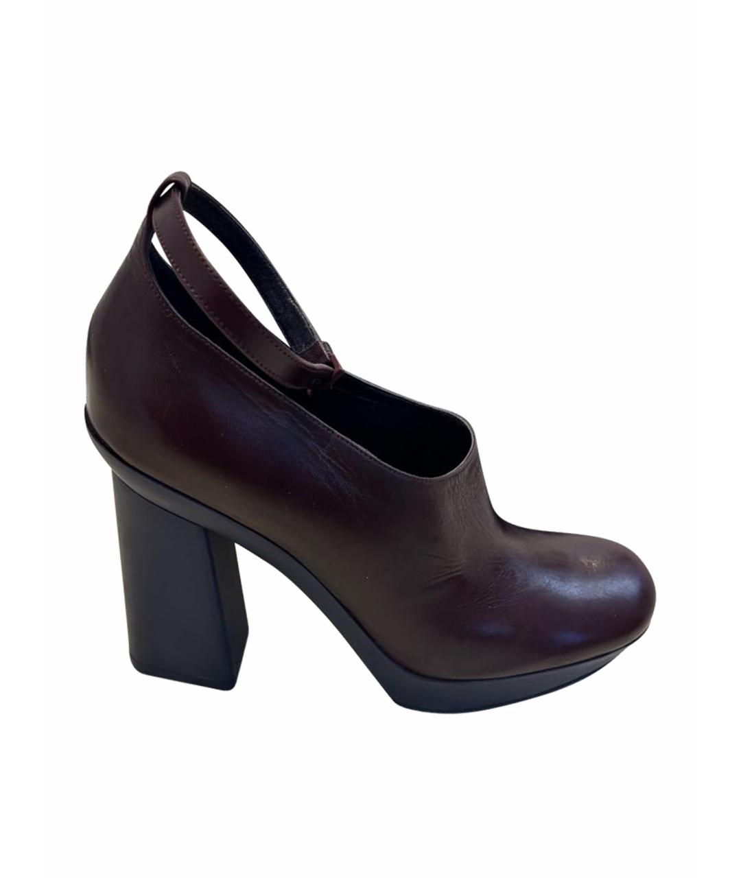 CELINE Фиолетовые кожаные ботильоны, фото 1