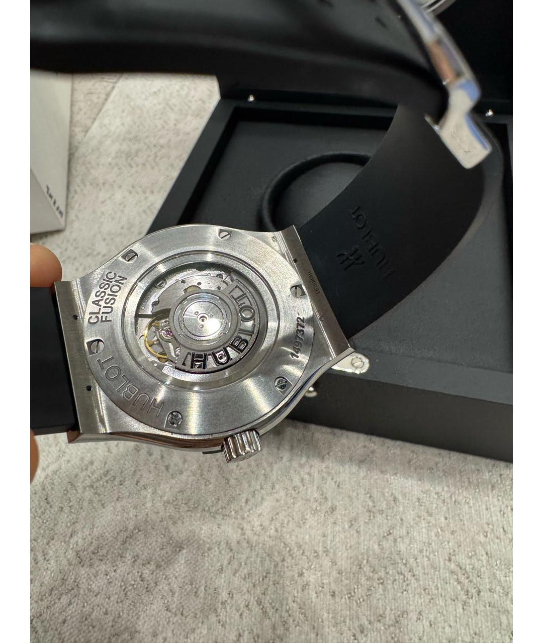 HUBLOT Серебряные латунные часы, фото 3