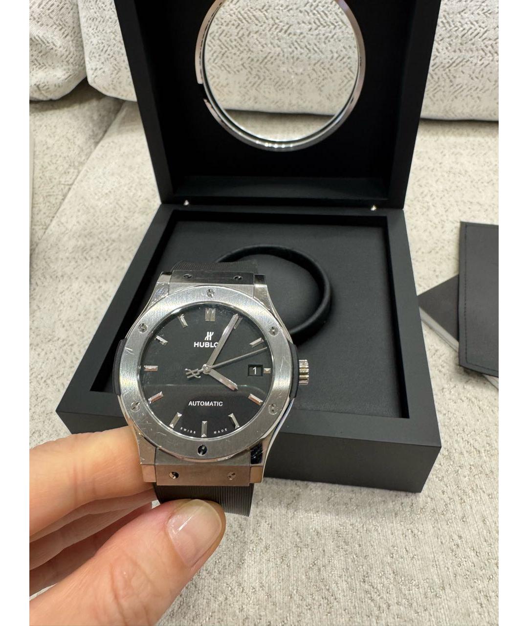 HUBLOT Серебряные латунные часы, фото 5