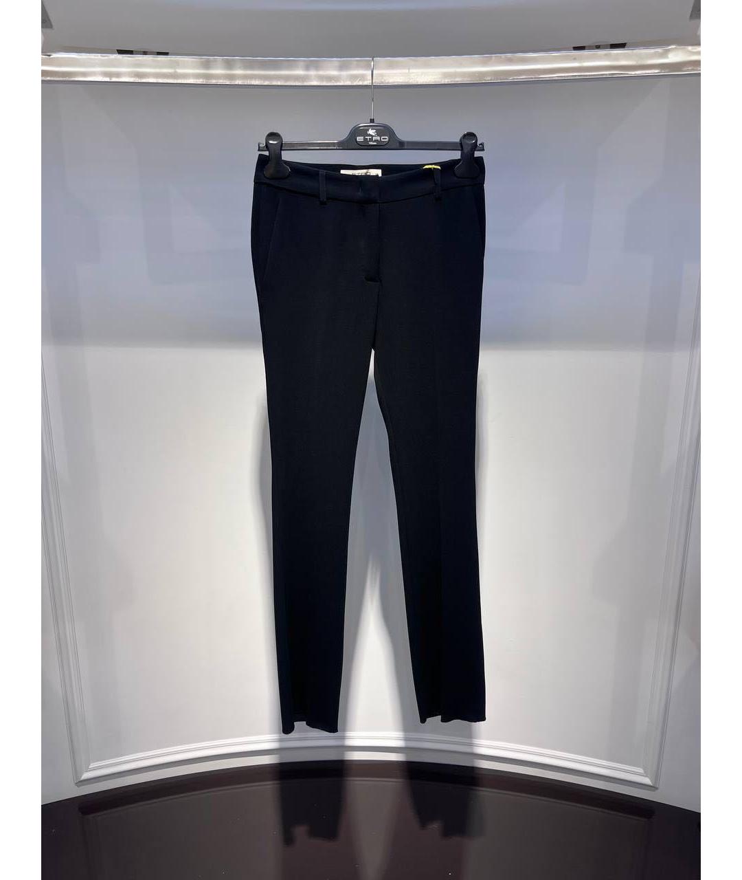 ETRO Черные прямые брюки, фото 3