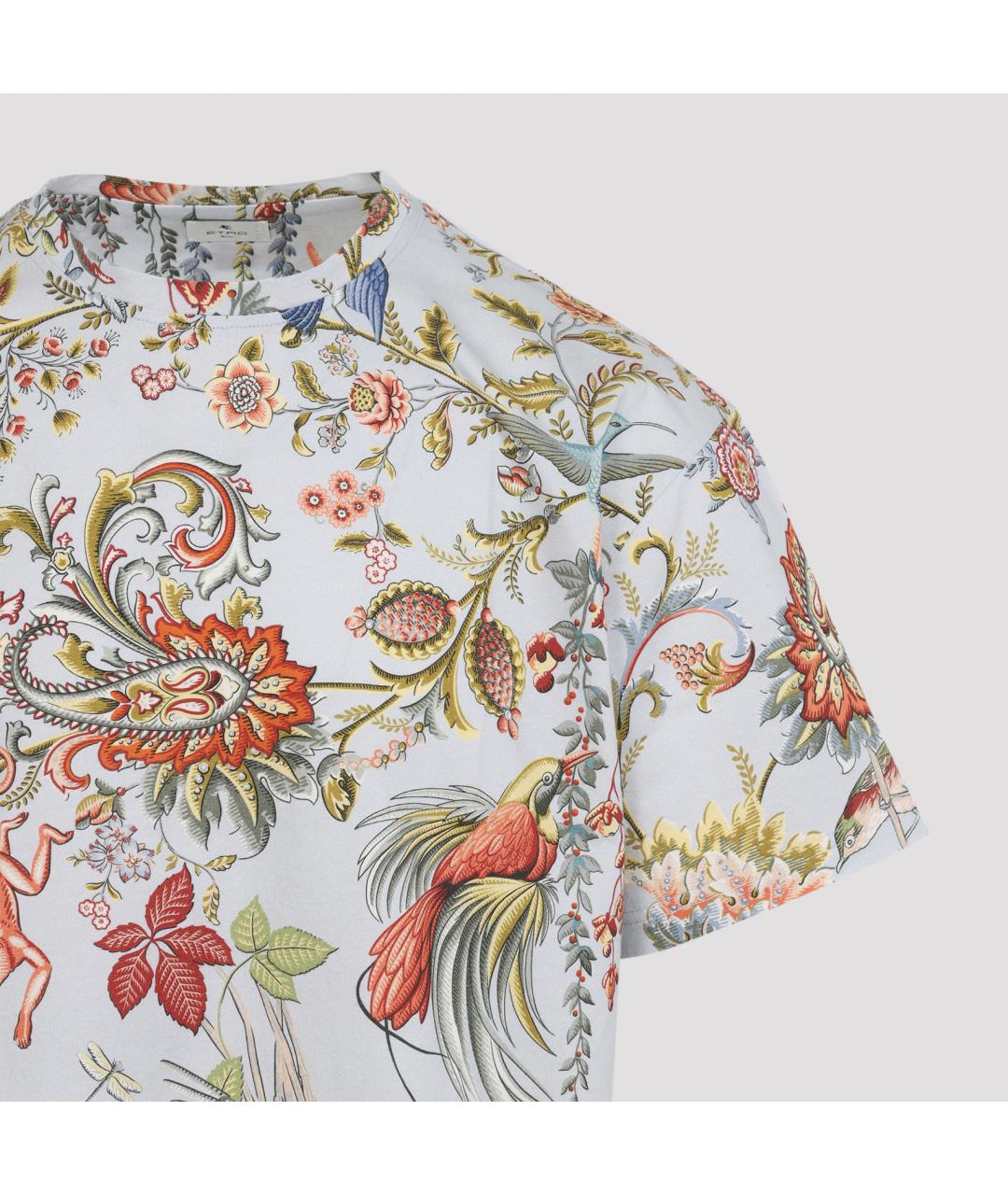 ETRO Мульти хлопковая футболка, фото 4