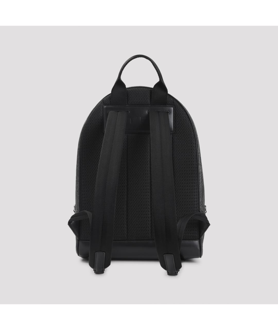 ETRO Антрацитовый синтетический рюкзак, фото 2