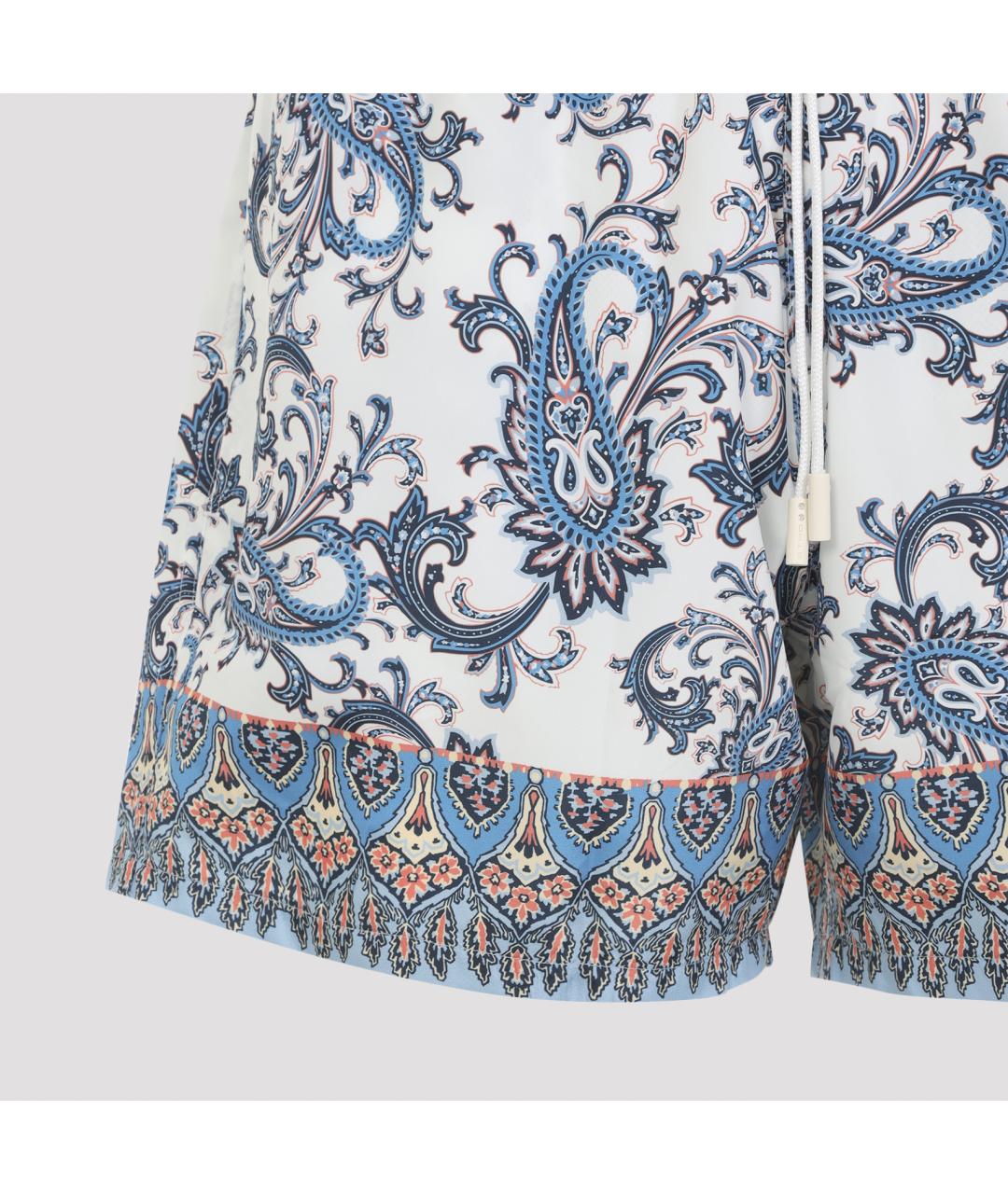 ETRO Мульти полиэстеровые шорты, фото 4