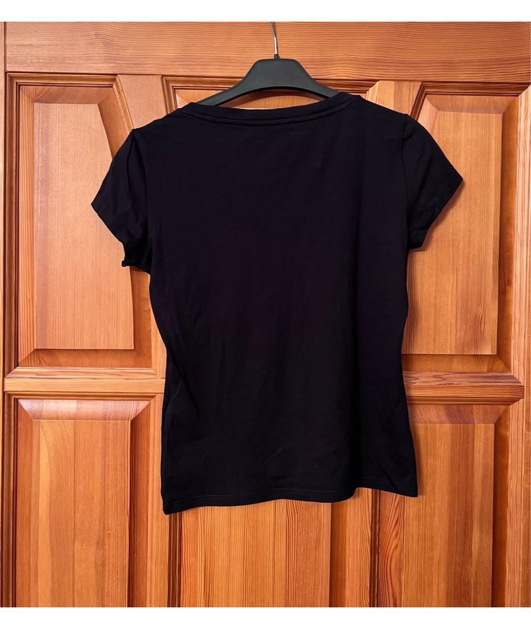 ARMANI EXCHANGE Черная футболка, фото 2