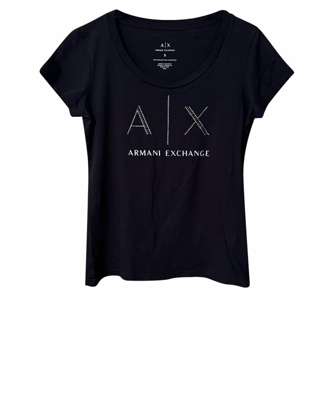 ARMANI EXCHANGE Черная футболка, фото 1