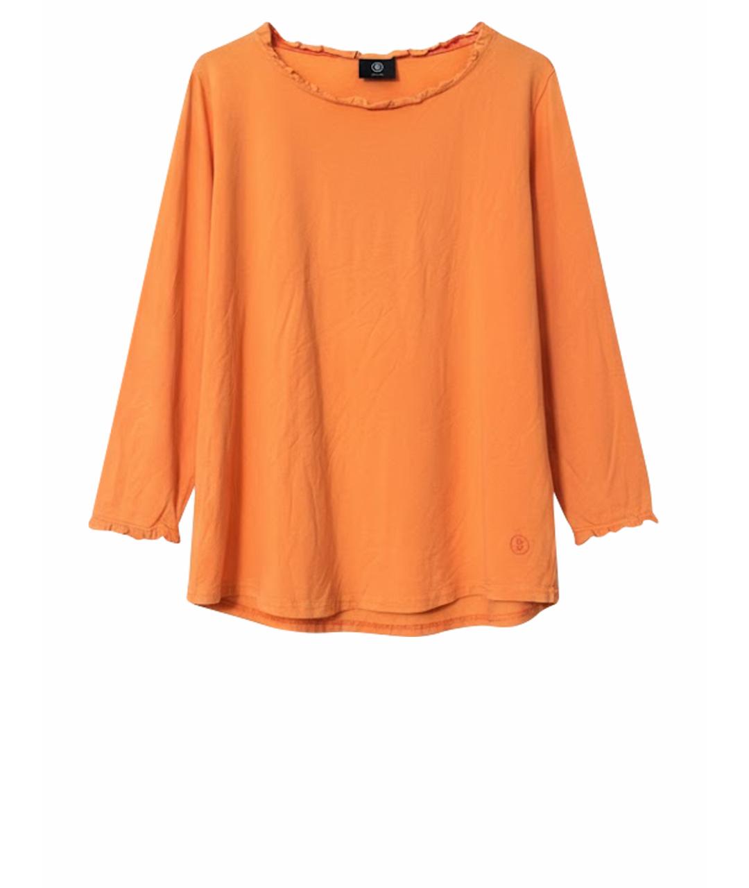 BOGNER Оранжевый хлопковый джемпер / свитер, фото 1