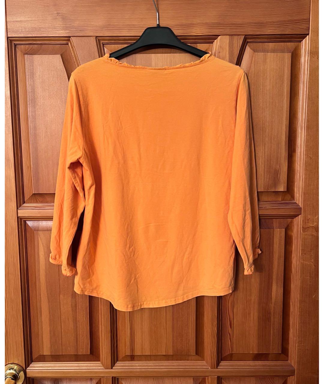 BOGNER Оранжевый хлопковый джемпер / свитер, фото 2