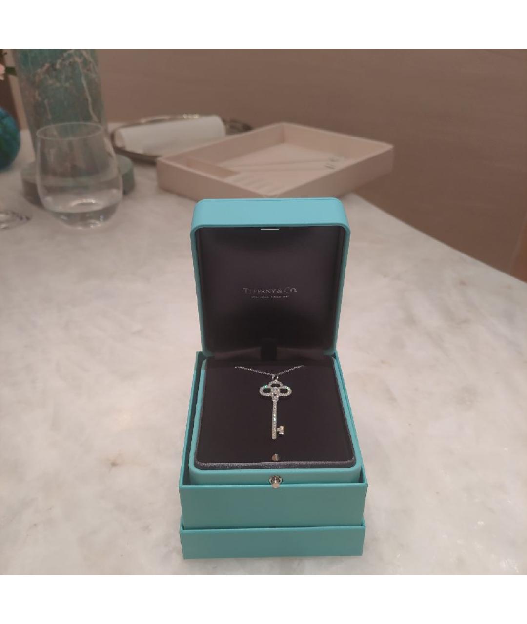 TIFFANY&CO Белое платиновое колье, фото 2