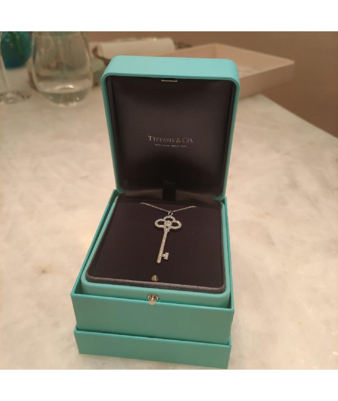 TIFFANY&CO Белое платиновое колье, фото 5