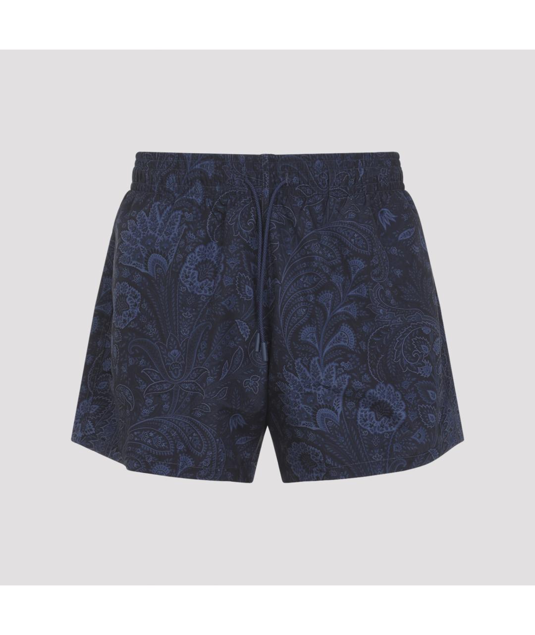 ETRO Синие полиэстеровые шорты, фото 2