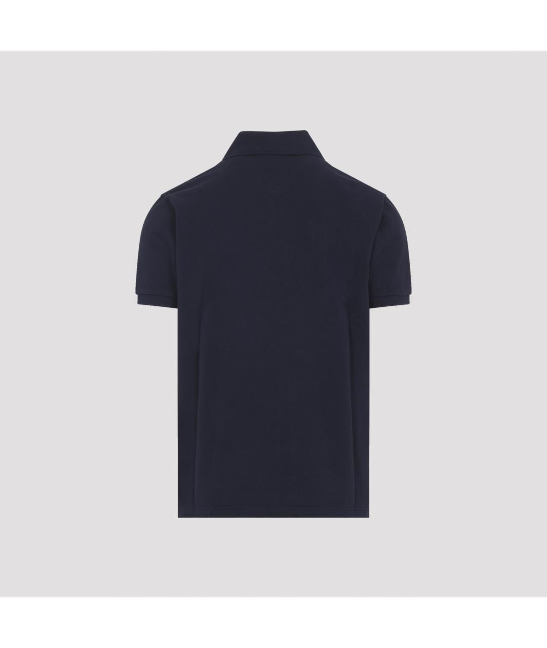 ETRO Синее хлопковое поло с коротким рукавом, фото 3
