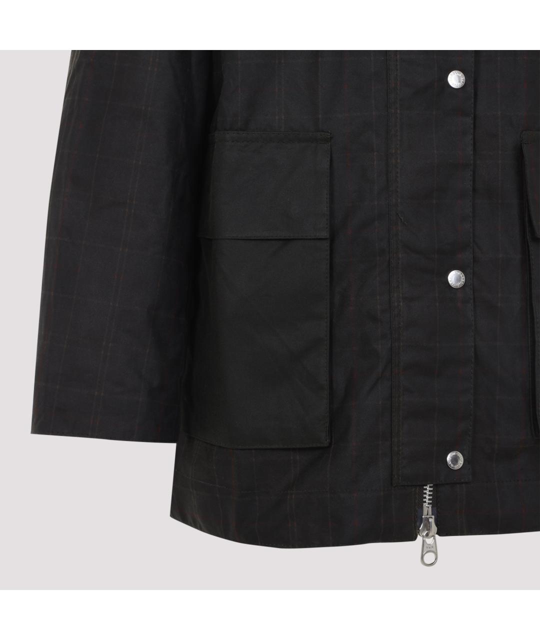 BARBOUR Черная полиэстеровая парка, фото 4