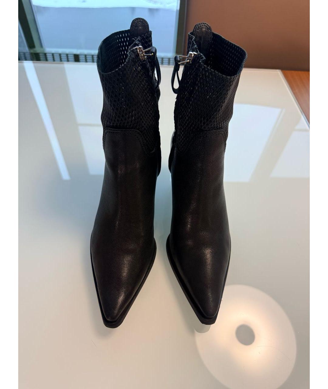 PREMIATA Черные кожаные ботильоны, фото 2