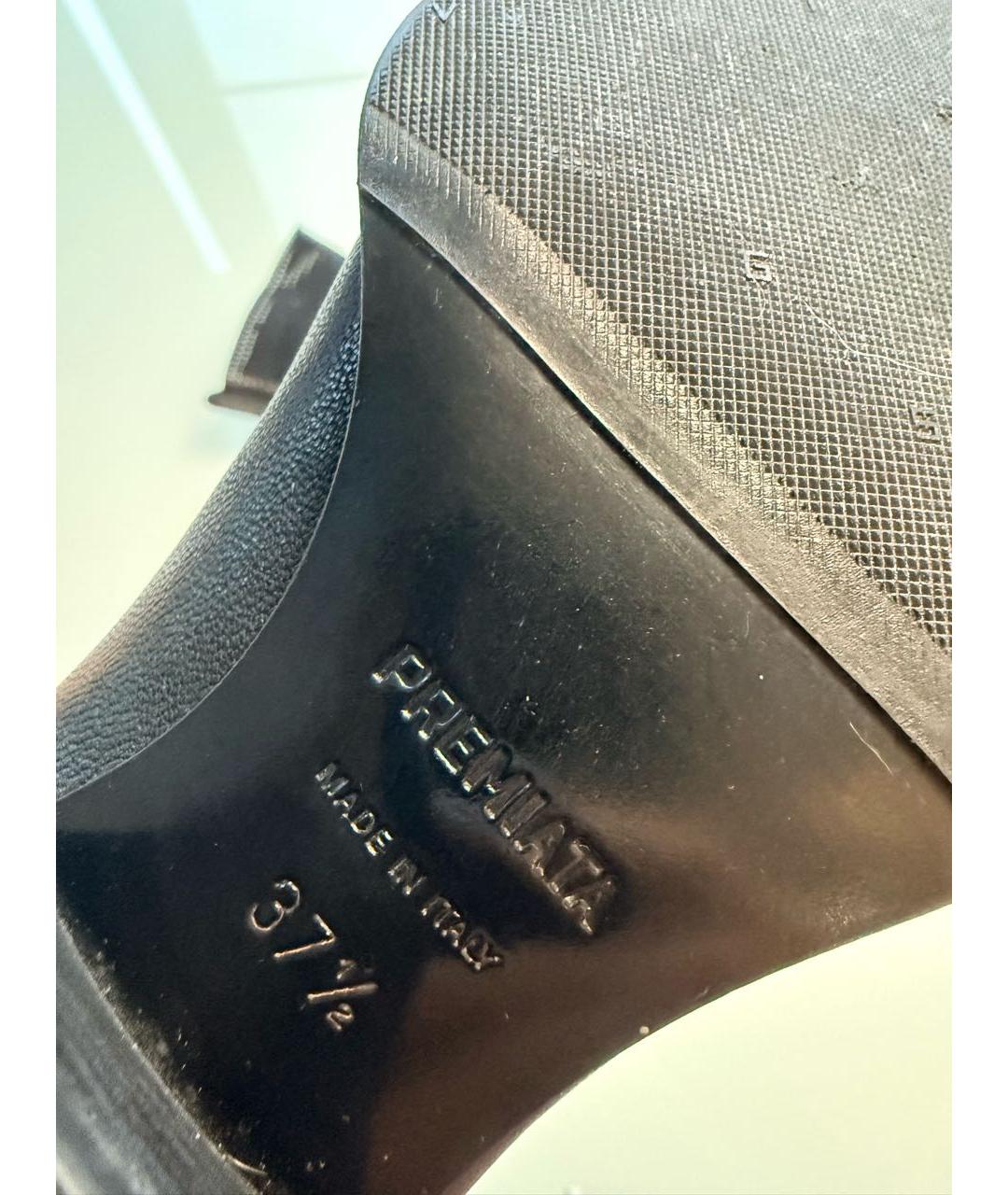 PREMIATA Черные кожаные ботильоны, фото 5