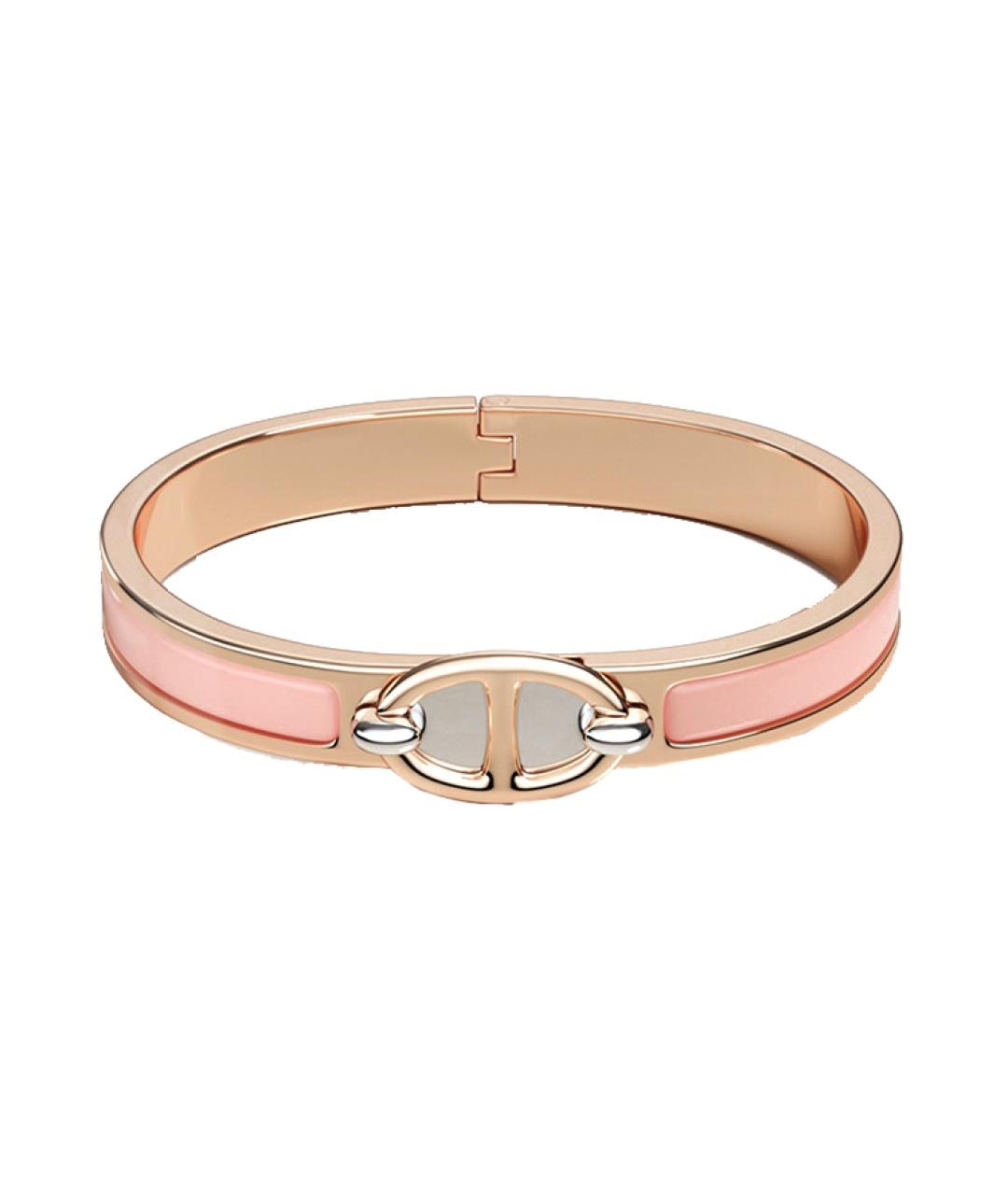 HERMES Розовый браслет из розового золота, фото 1