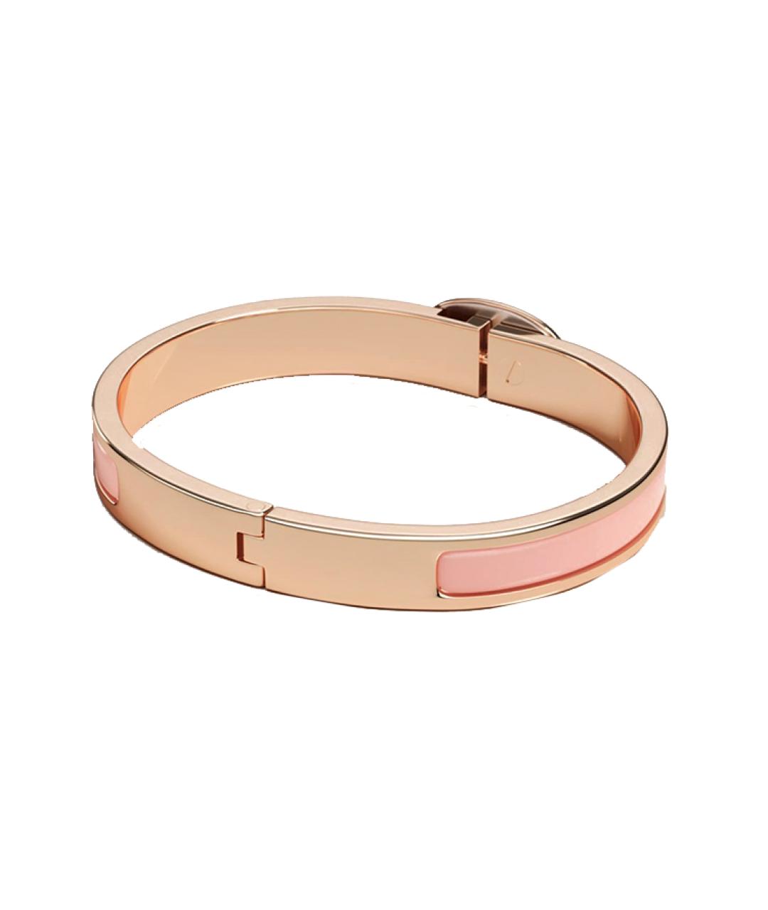 HERMES Розовый браслет из розового золота, фото 2