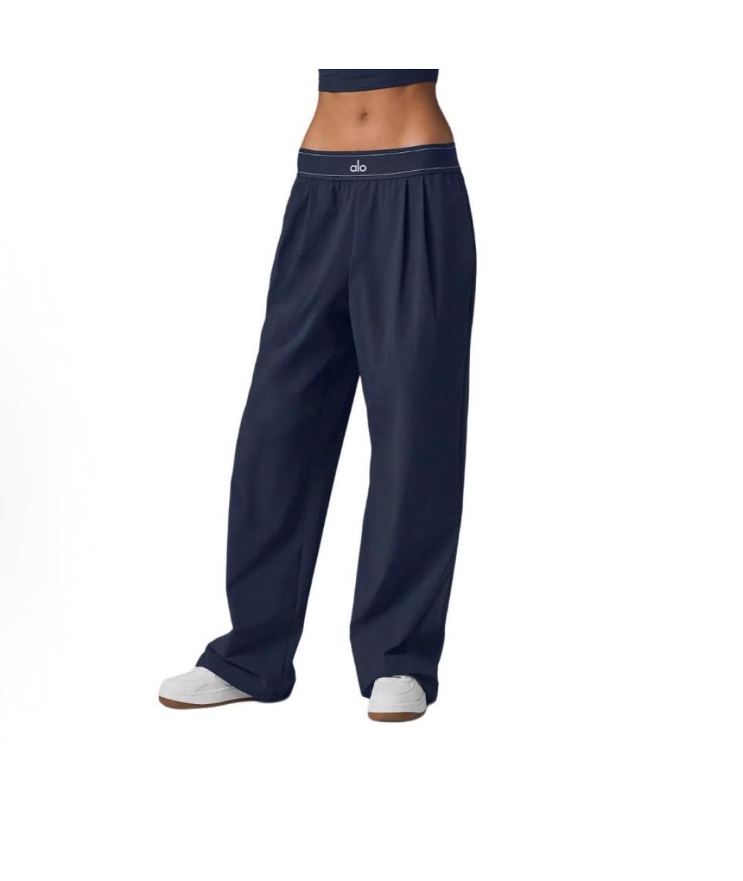 ALO YOGA Темно-синие спортивные брюки и шорты, фото 2