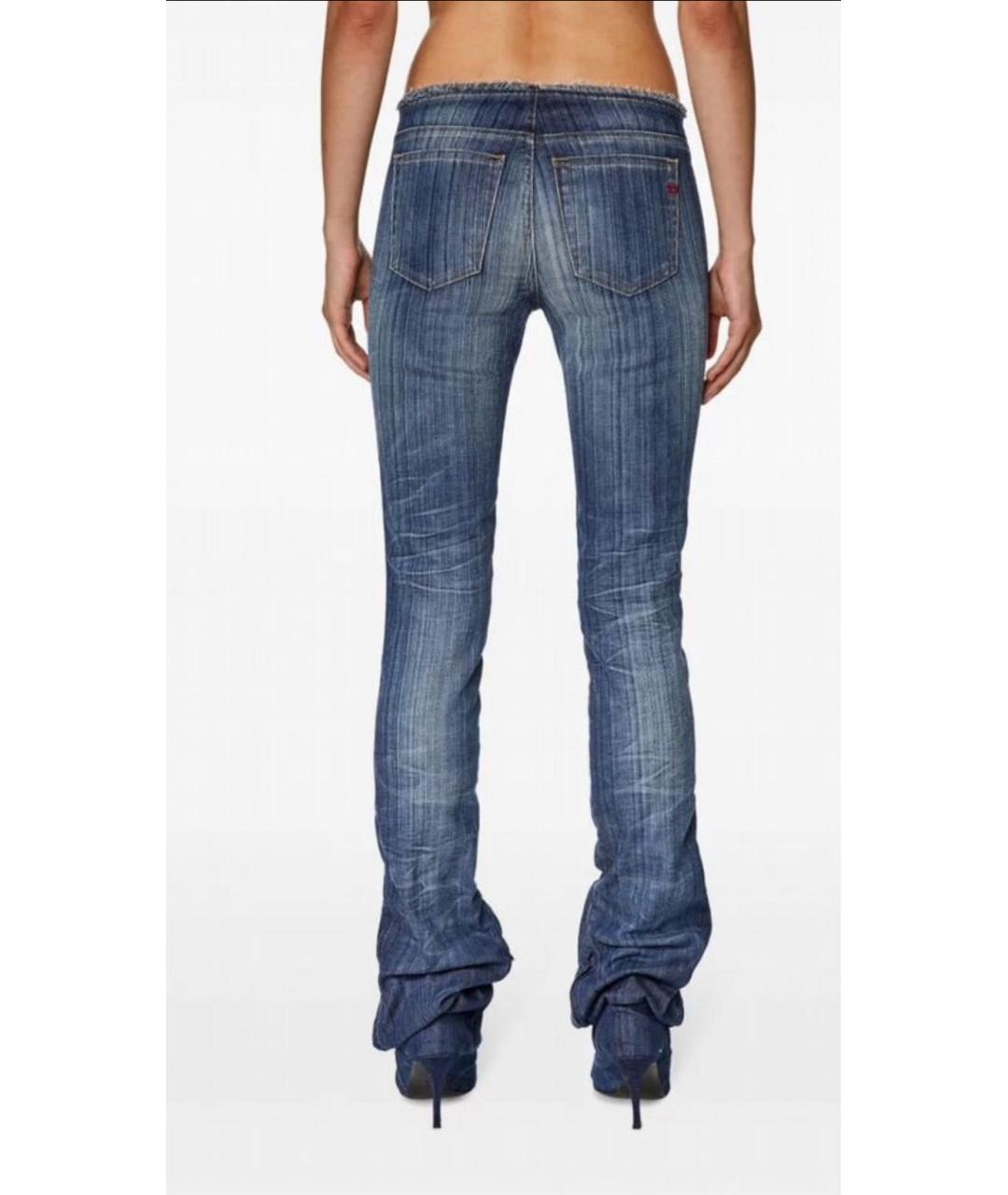 DIESEL Голубые текстильные ботфорты, фото 3