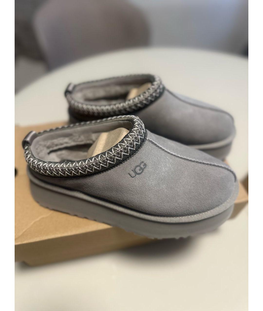 UGG AUSTRALIA Серые замшевые ботинки, фото 5