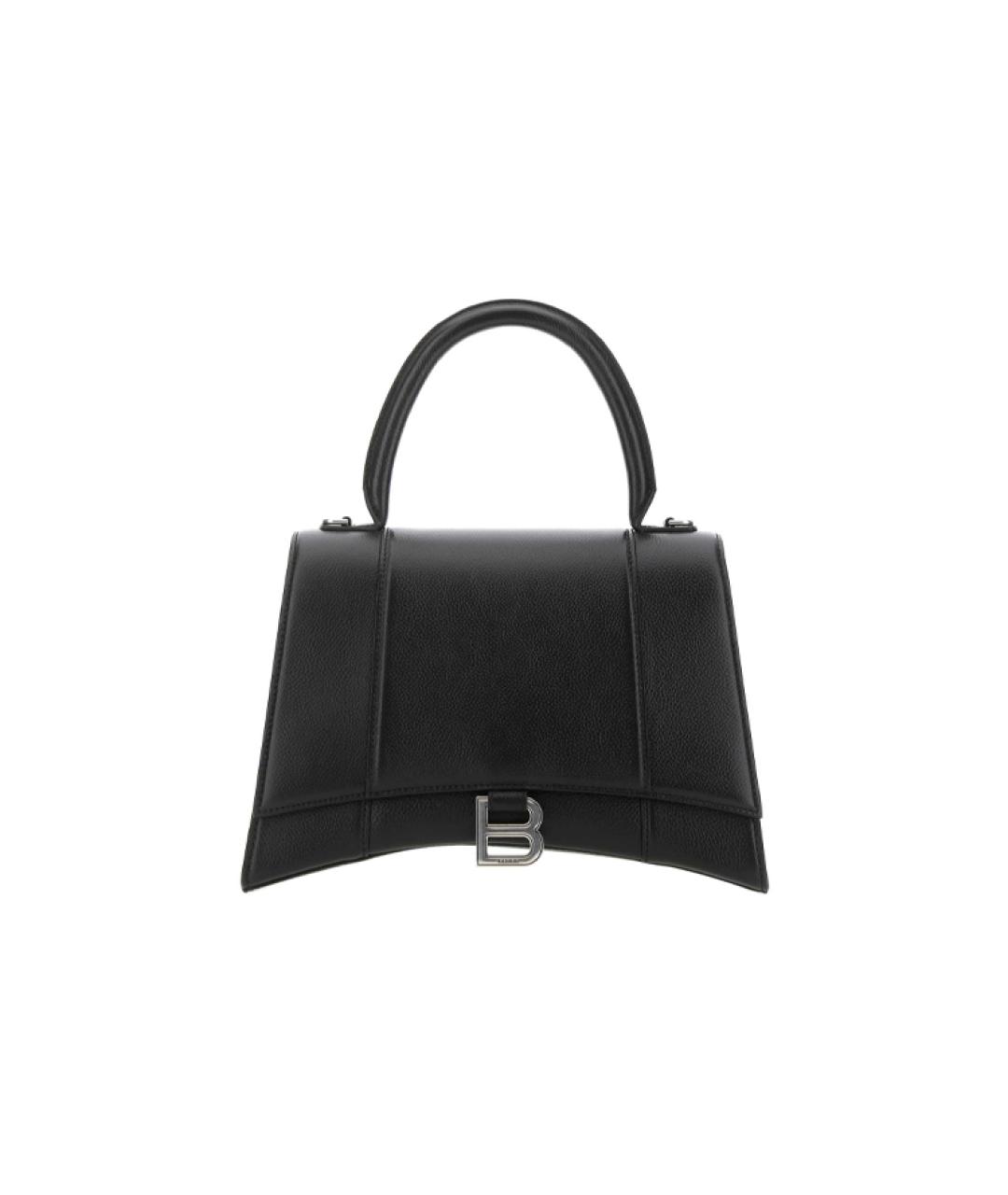 BALENCIAGA Черная кожаная сумка через плечо, фото 7