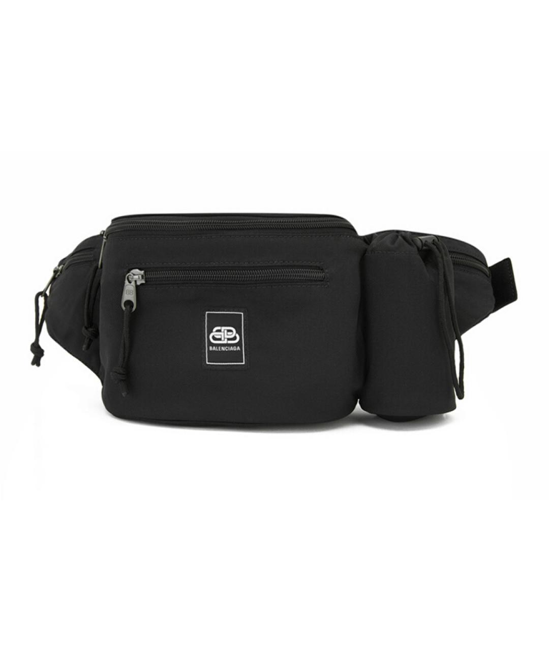 BALENCIAGA Черная поясная сумка, фото 1