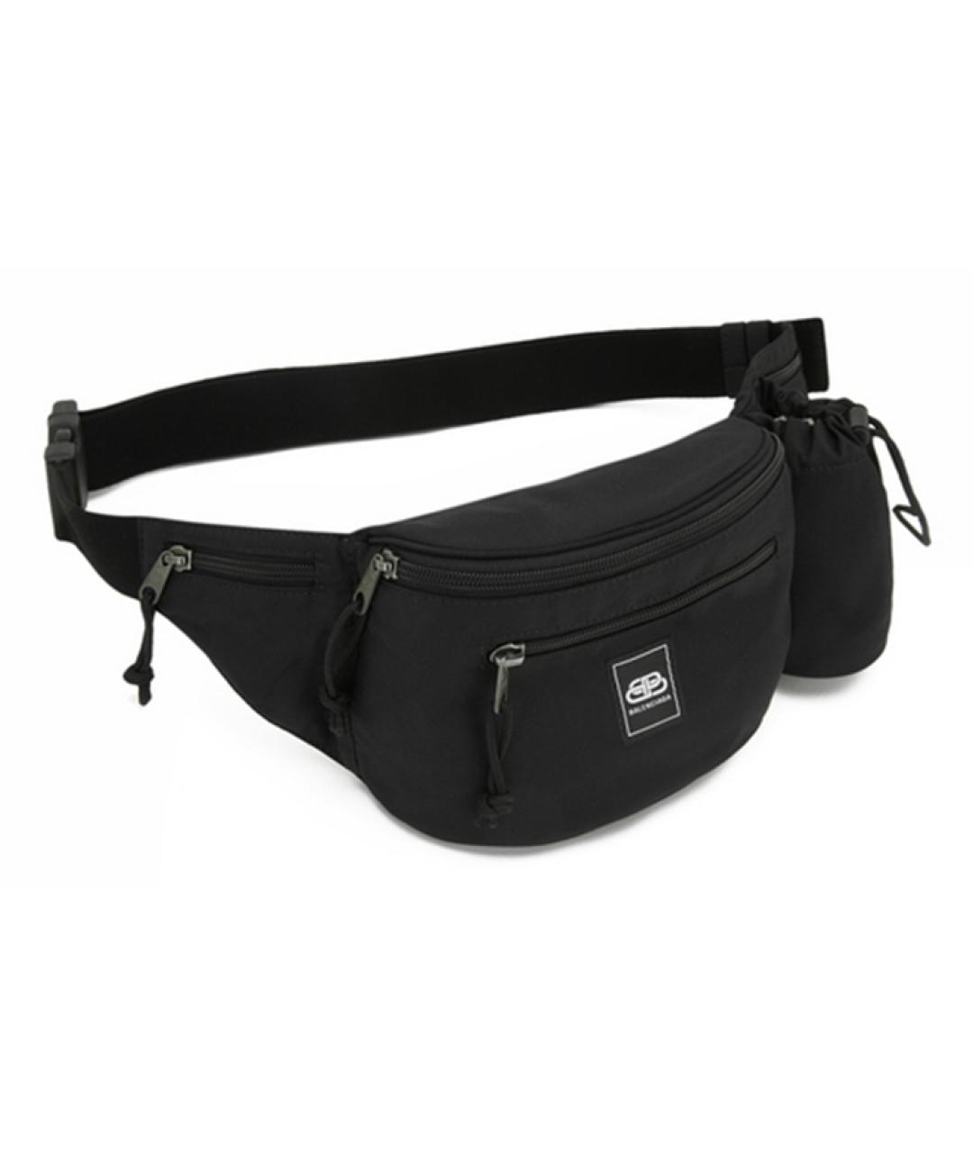 BALENCIAGA Черная поясная сумка, фото 4