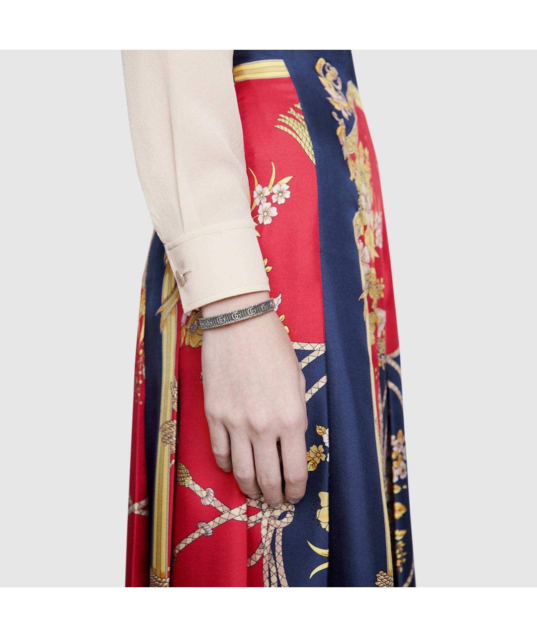 GUCCI Серебряный браслет, фото 4