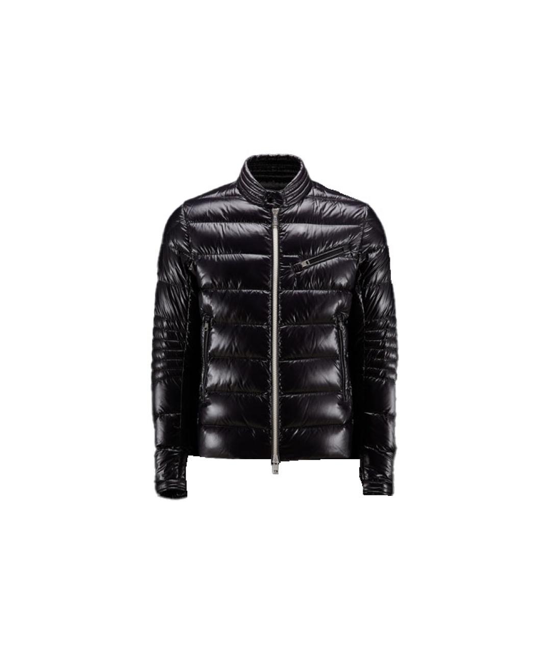 MONCLER Черный пуховик, фото 1