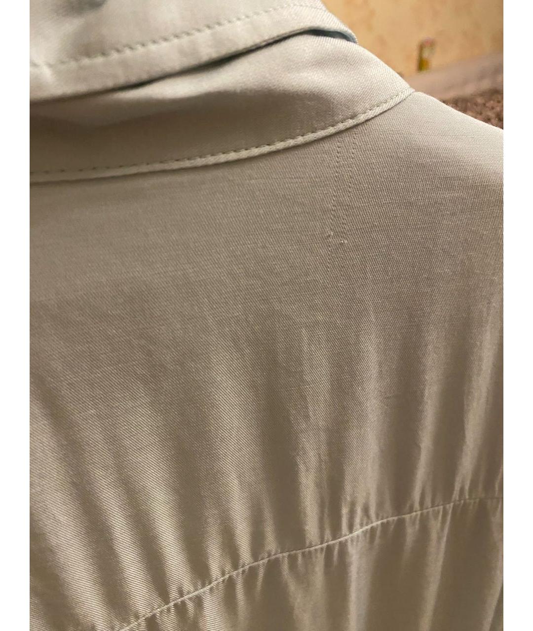 PINKO Бирюзовое вискозное повседневное платье, фото 8