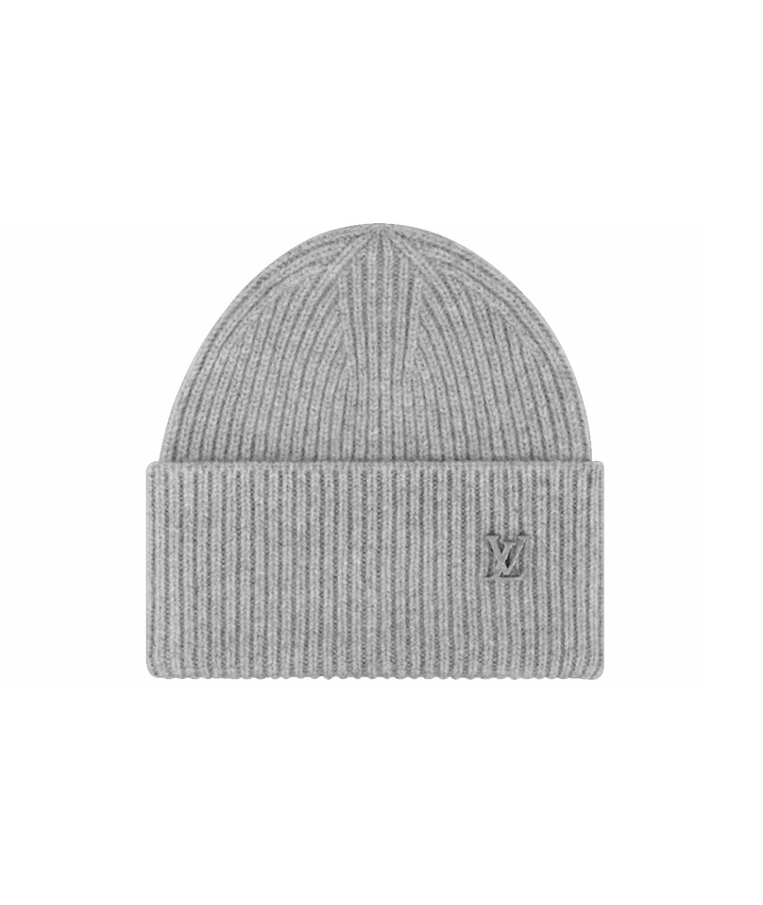 LOUIS VUITTON Серая шапка, фото 1