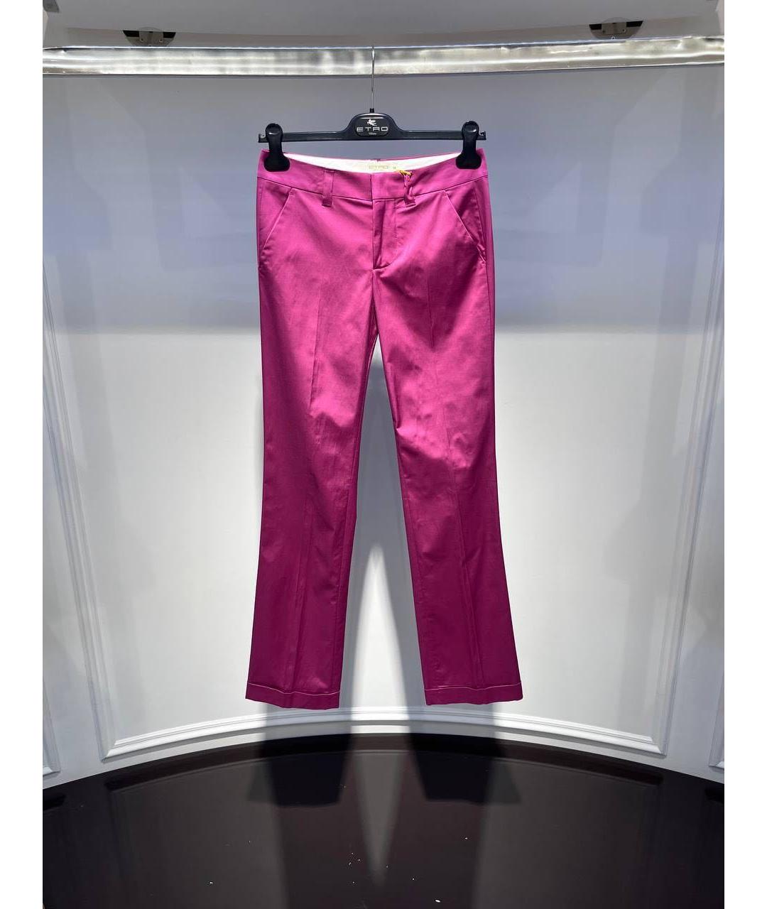 ETRO Фуксия прямые брюки, фото 3
