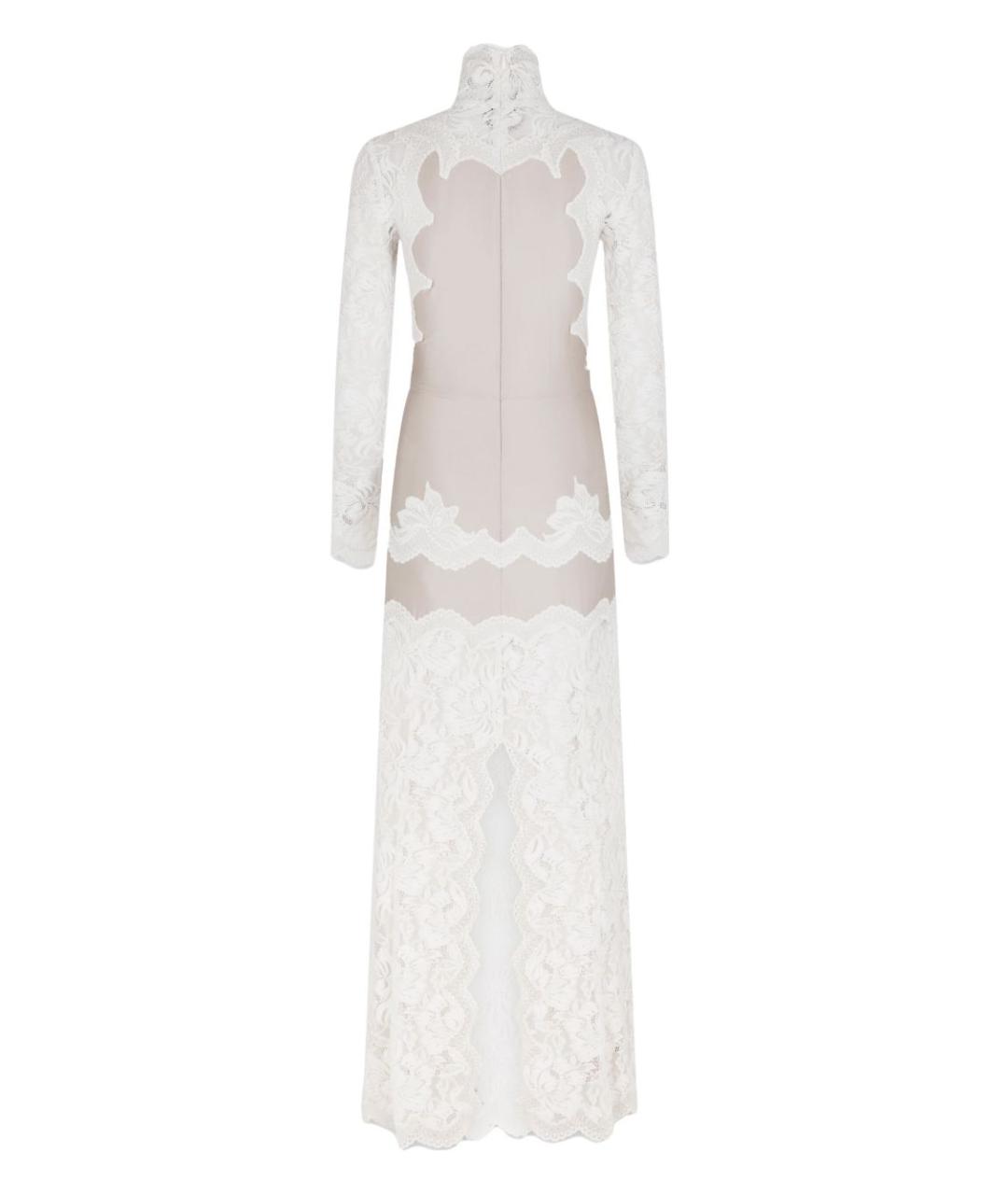 PACO RABANNE Бежевое полиамидовое вечернее платье, фото 2