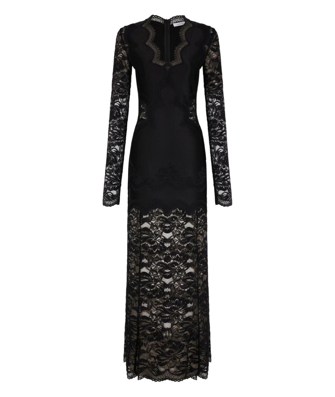 PACO RABANNE Черное полиамидовое платье, фото 1