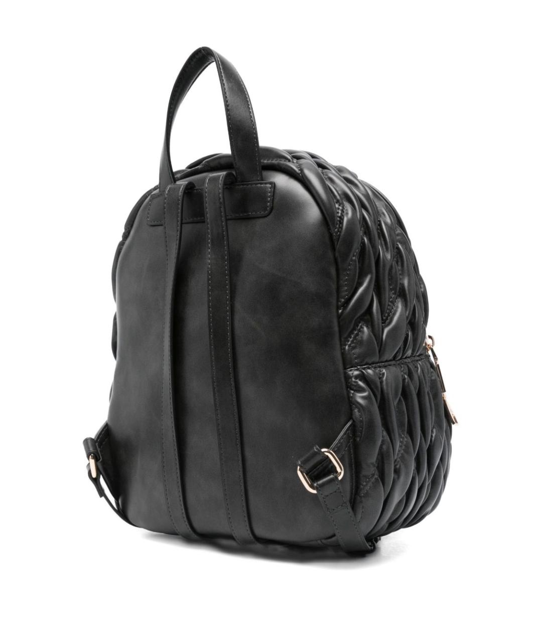 LIU JO Черный рюкзак из искусственной кожи, фото 5