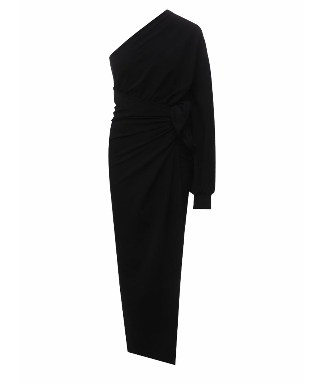 BALENCIAGA Черное вискозное вечернее платье, фото 1