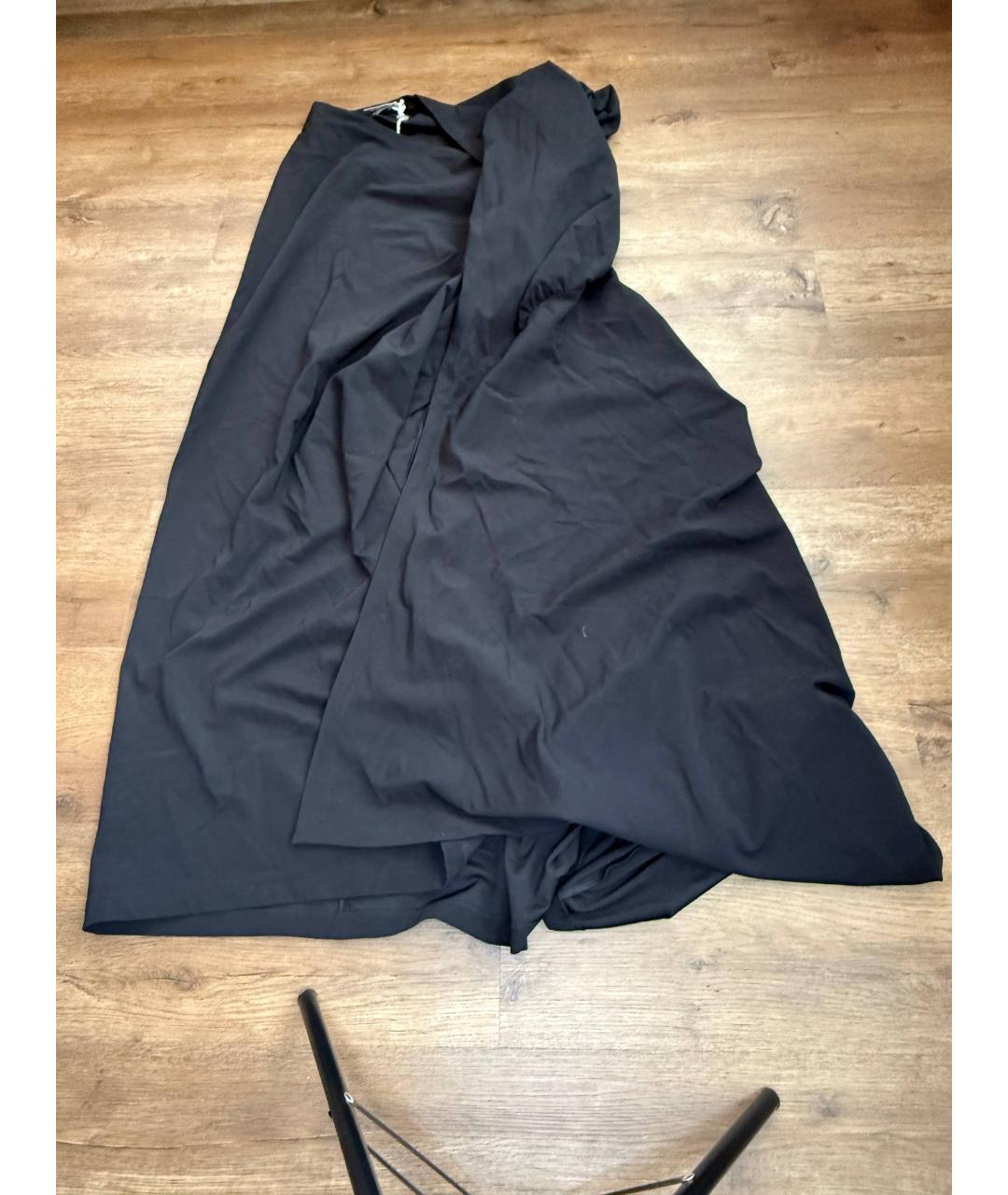 BALENCIAGA Черное вискозное вечернее платье, фото 6