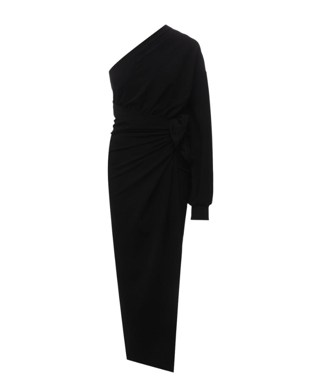 BALENCIAGA Черное вискозное вечернее платье, фото 9