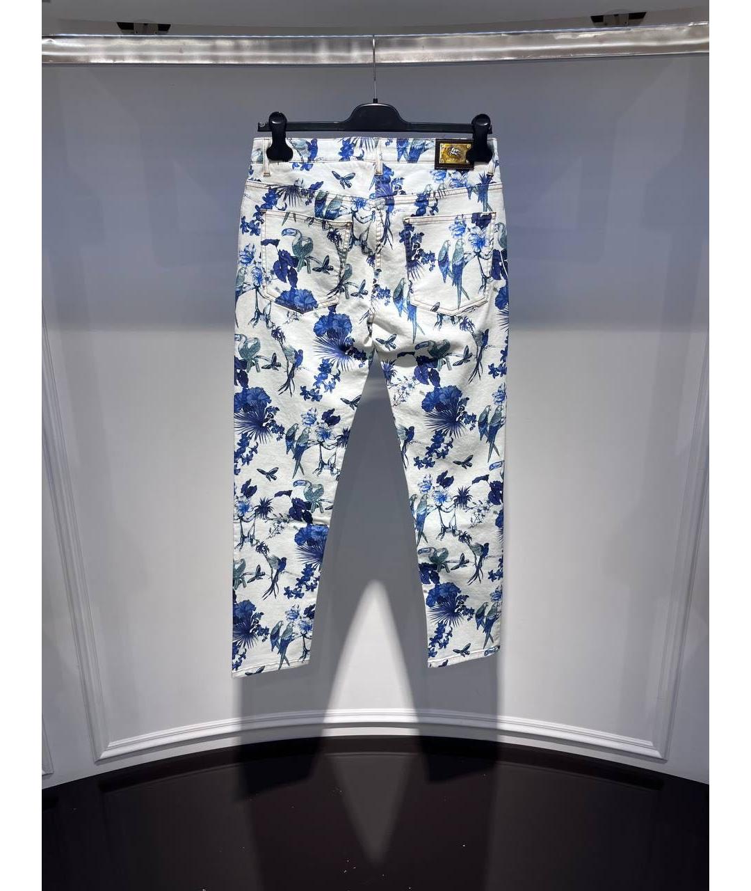 ETRO Белые хлопковые джинсы слим, фото 2