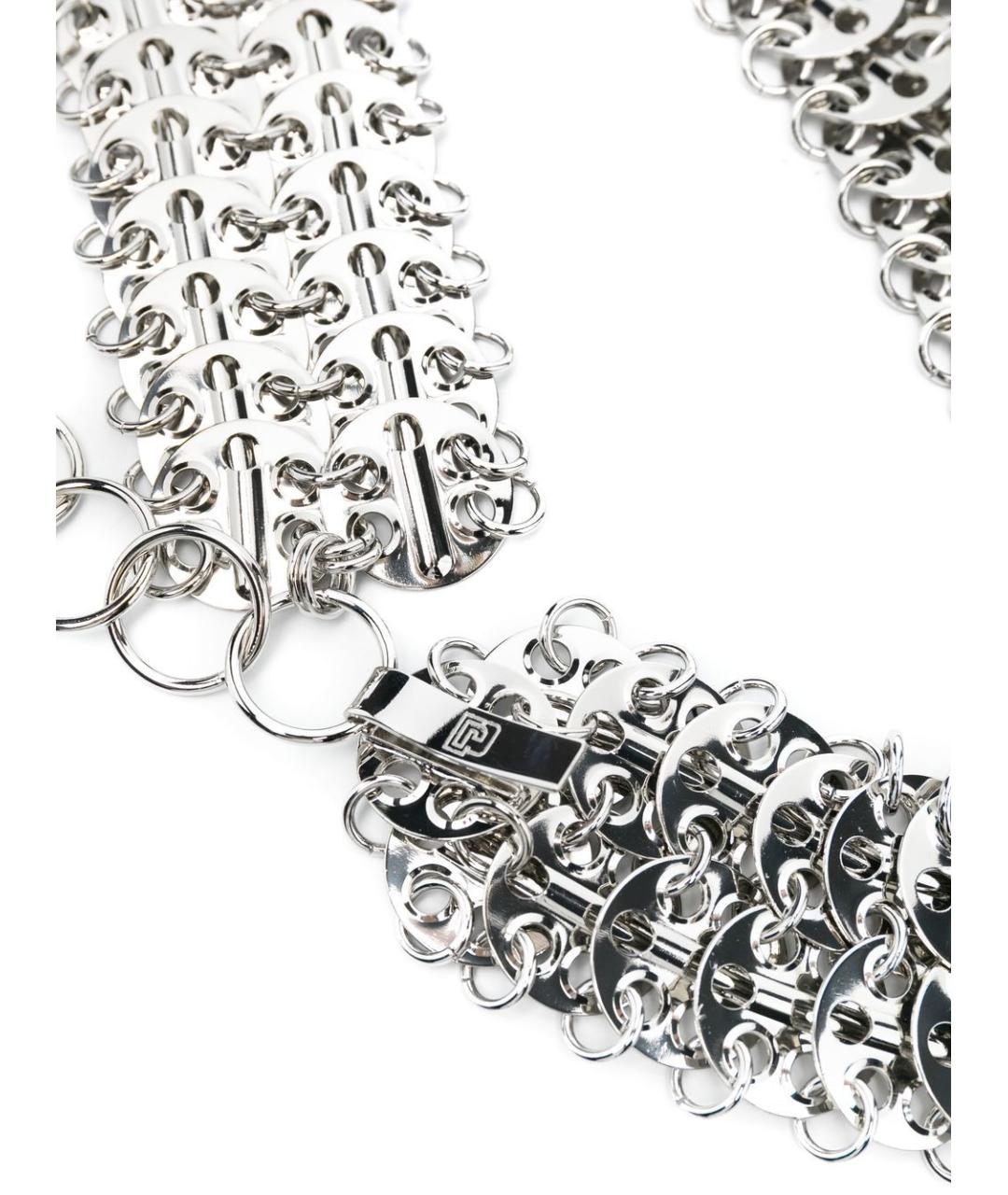 PACO RABANNE Серебрянный ремень, фото 2