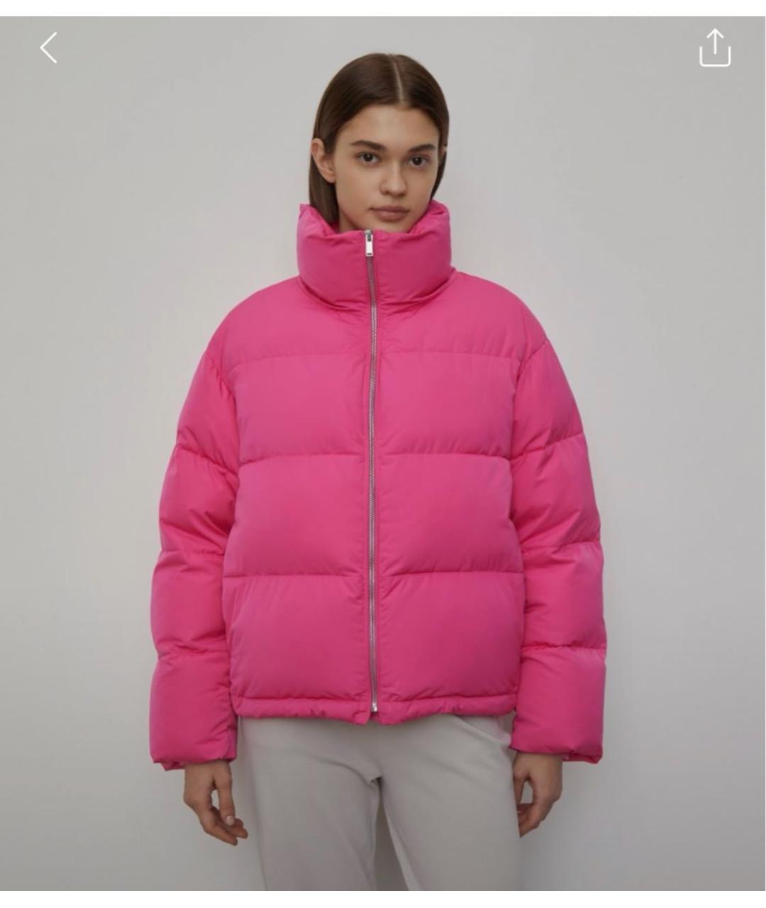 12 STOREEZ Розовый полиэстеровый пуховик, фото 6